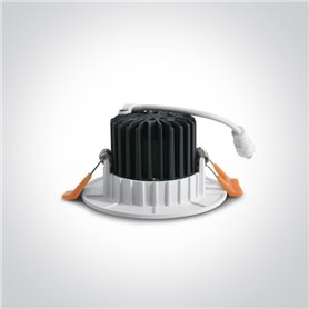 Empotrable de techo One Light 10107CA/W/C Blanco Cromo 7w 4000K 