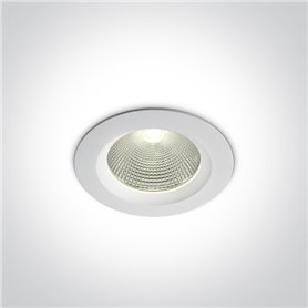 Empotrable de techo One Light 10110CA/W/C Blanco Cromo 10w 4000K 