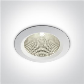 Empotrable de techo One Light 10130CA/W/C Blanco Cromo 30w 4000K 