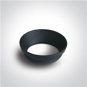 Aro embellecedor 050104/B ONE LIGHT Negro 