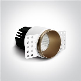 Empotrable de techo One Light 10112BTR/BS/W Latón 12w 3000K 
