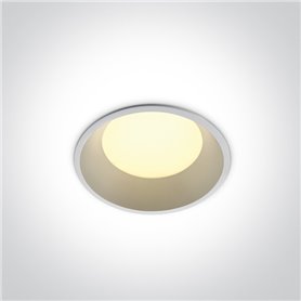 Empotrable de techo One Light 10109FD/W/W Blanco 9w 3000K 