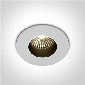 Empotrable de techo One Light 10107H/W/C Blanco 7w 4000K 