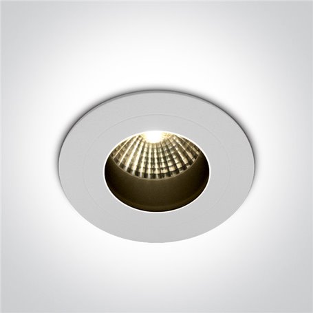 Empotrable de techo One Light 10107H/W/C Blanco 7w 4000K 