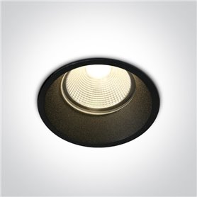 Empotrable de techo One Light 10112TP/B/W Negro 12w 3000K 