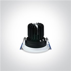 Empotrable Orientable de techo One Light 11112E/W/EW Blanco 12w 2700K 