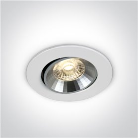 Empotrable Orientable de techo One Light 11109KD/W/W Blanco 9,2w 3000K 