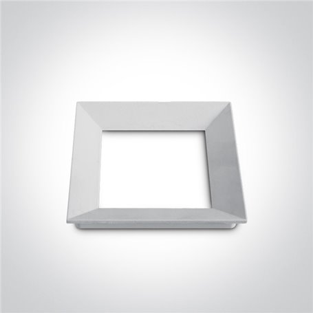 Aro embellecedor 050088/W ONE LIGHT Blanco