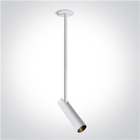 Empotrable Orientable de techo ONE LIGHT 11112RB/W/W Blanco 12w 3000K 