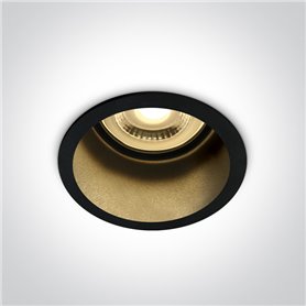 Empotrable de techo ONE LIGHT 10105D8/B/B Negro/Negro IP20 