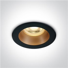 Empotrable de techo ONE LIGHT 10105M/B/BS Negro/Latón IP20 