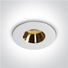 Empotrable de techo ONE LIGHT 10105MD/W/GL Blanco/Oro IP20 