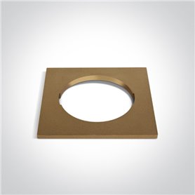 Base cuadrada 050182RA/BS ONE LIGHT Latón 