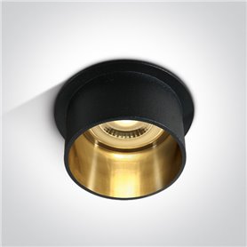 Empotrable de techo ONE LIGHT 10105D9/B/GL Negro/Dorado IP20 