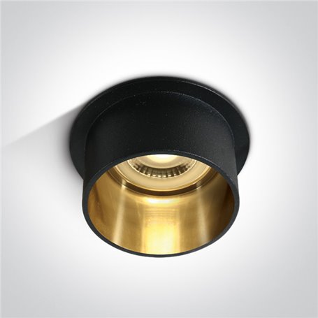 Empotrable de techo ONE LIGHT 10105D9/B/GL Negro/Dorado IP20 