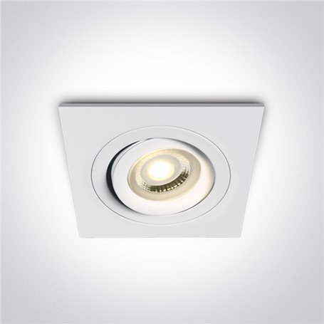 Empotrable orientable de techo ONE LIGHT 51105ABG/W Blanco IP20