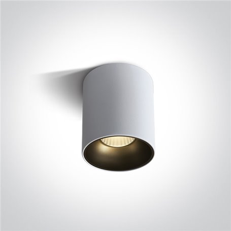 Downlight superficie Led ONE LIGHT 12120Z/W/W Blanco 20w 3000K IP20