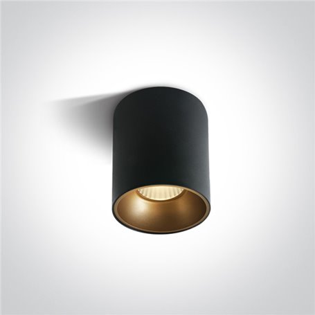 Downlight superficie Led ONE LIGHT 12120Z/B/W Negro 20w 3000K IP20