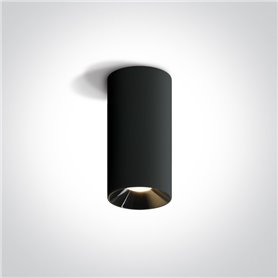 Downlight superficie Led ONE LIGHT 12115D/B/W Negro 15w 3000K IP20