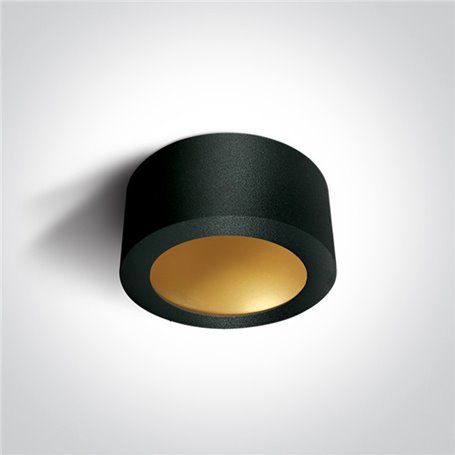 Downlight superficie Led ONE LIGHT 12116FD/B/BS Negro 16w 3000K IP20