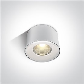 Downlight superficie Led ONE LIGHT 12130LA/W/W Blanco 30w 3000K IP20