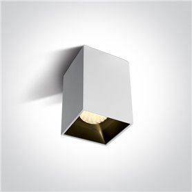 Downlight superficie Led ONE LIGHT 12120ZA/W/W Blanco 20w 3000K IP20