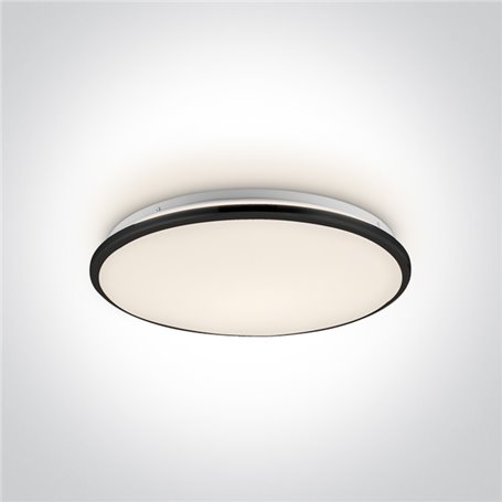 Plafon Led techo ONE LIGHT 62154/B/W Negro 24w 3000K IP20