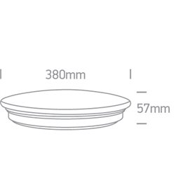 Paflon Led techo ONE LIGHT 62154/B/W Negro 24w 3000K IP20