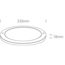 Paflon Led techo ONE LIGHT 62030F/W/C Blanco 30w 4000K IP40 super slim