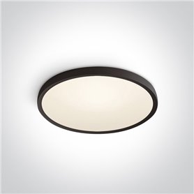Paflon Led techo ONE LIGHT 62152/B/W Negro 40w 3000K IP20 super slim