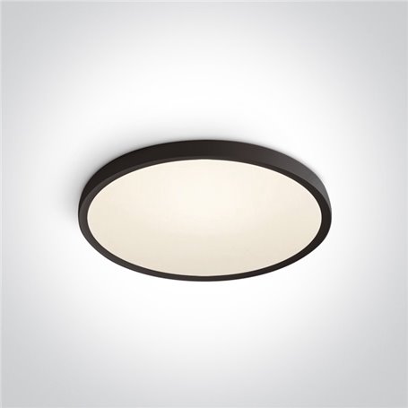 Plafon Led techo ONE LIGHT 62152/B/W Negro 40w 3000K IP20 super slim