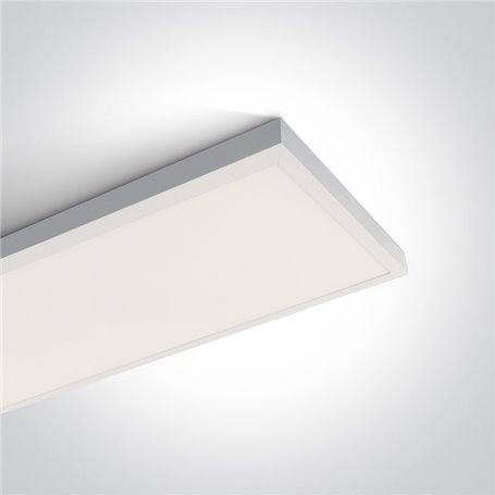 Plafon Led techo ONE LIGHT 62140RE/W/W Blanco 40w 3000K IP40