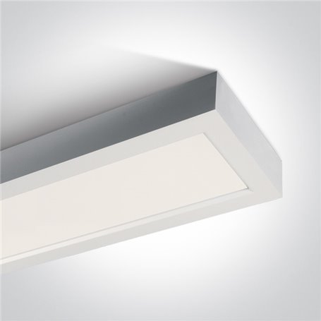 Plafon Led techo ONE LIGHT 62140RF/W/C Blanco 40w 4000K IP40