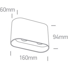 Downlight superficie ONE LIGHT 12205T/W Blanco reflector latón IP20