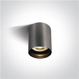 Downlight superficie ONE LIGHT 12105N/MS Gris metalico reflector negro IP20