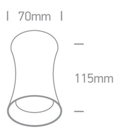Downlight superficie ONE LIGHT 12105F/W Blanco IP20
