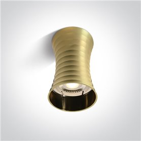 Downlight superficie ONE LIGHT 12105L/BBS Latón cepillado IP20