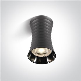 Downlight superficie ONE LIGHT 12105L/DC Cromo oscuro IP20