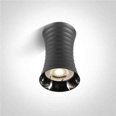 Downlight superficie ONE LIGHT 12105L/DC Cromo oscuro IP20