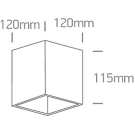 Downlight superficie ONE LIGHT 12144A/W Blanco IP20
