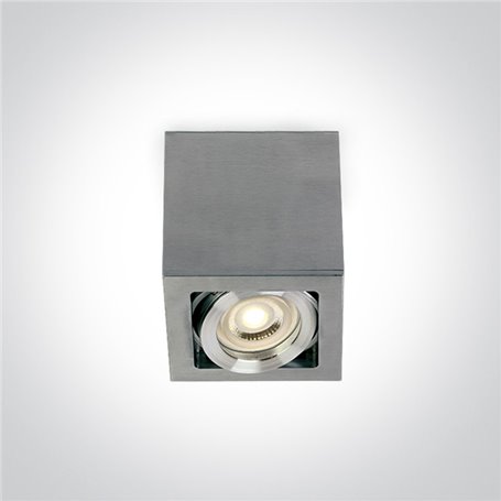 Downlight orientable de superficie ONE LIGHT 12105B/AL Aluminio IP20