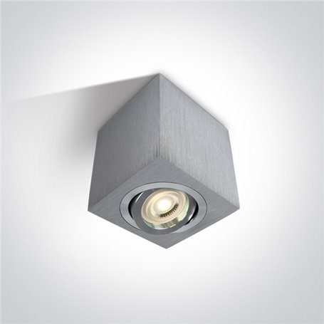 Downlight orientable de superficie ONE LIGHT 12105AC/AL Aluminio IP20