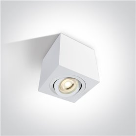 Downlight orientable de superficie ONE LIGHT 12105AC/W Blanco IP20