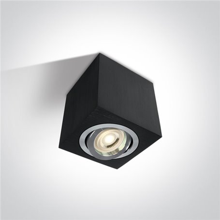 Downlight orientable de superficie ONE LIGHT 12105AC/B Negro IP20