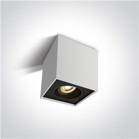 Downlight orientable de superficie ONE LIGHT 12105YA/W Blanco IP20