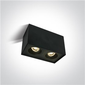 Downlight orientable de superficie ONE LIGHT 12205YA/B Negro IP20