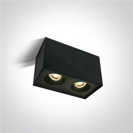 Downlight orientable de superficie ONE LIGHT 12205YA/B Negro IP20