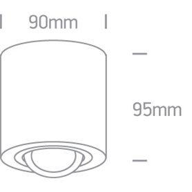 Downlight orientable de superficie ONE LIGHT 12105AB/AL Aluminio IP20