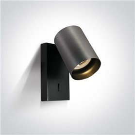 Proyector decorativo ONE LIGHT 65105NA/MG Gris metalico reflector negro IP20