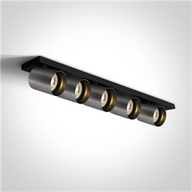 Proyector decorativo ONE LIGHT 65505N/MG Gris metalico reflector negro IP20